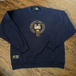 Vintage University of Oxford Sweatshirt Embroidery Logo Large EUC